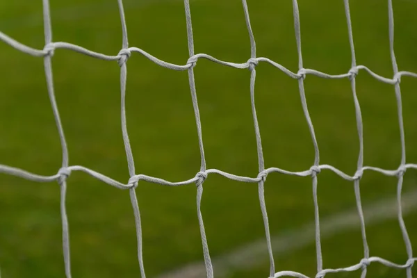 Tor im Stadion aus nächster Nähe — Stockfoto