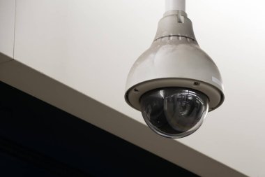 CCTV güvenlik kameraları izole beyaz arka plan