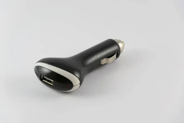 Car charger on a white background — Stock Photo, Image