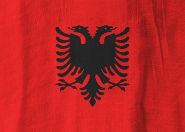 Arnavutluk kumaş bayrak ulusal bayrak kumaş için grafik desig dan