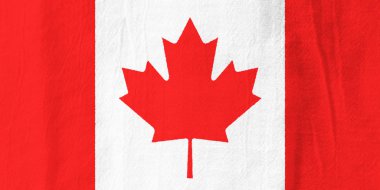 Kanada kumaş bayrak ulusal bayrak kumaştan grafik tasarım için