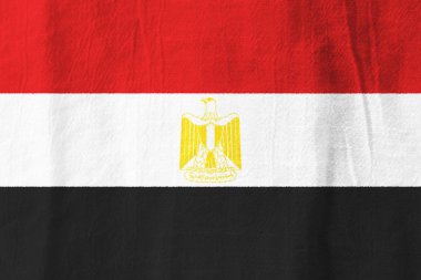 Mısır kumaş bayrak ulusal bayrak kumaştan grafik tasarım için.