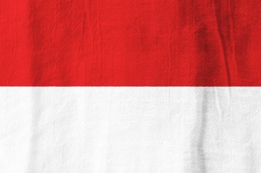 Endonezya kumaş bayrak ulusal bayrak kumaştan grafik des için