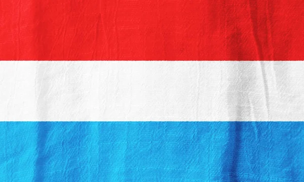 Bandera de Luxemburgo Bandera nacional de tela para gráfico de —  Fotos de Stock