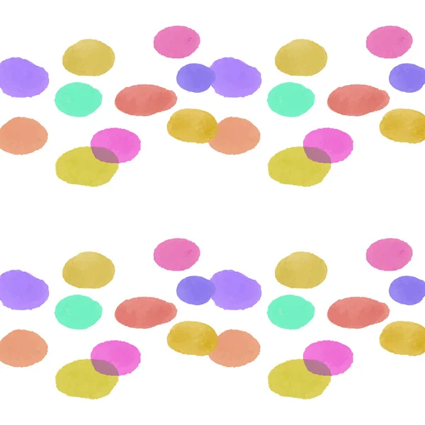 Vector abstracte achtergrond veelkleurige tinten cirkels op wit — Stockvector