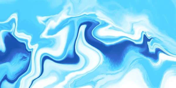 Vetor abstrato textura de mármore Design de fluidos fundo azul cor — Vetor de Stock