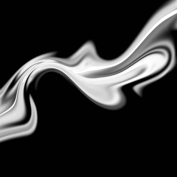 Abstract background black color with smoke white shape — 스톡 벡터