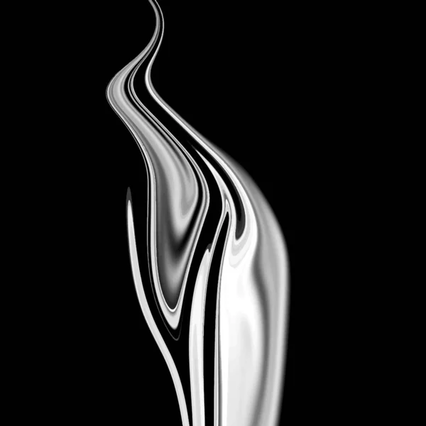 Abstrakt bakgrund svart färg med rök vit form — Stock vektor
