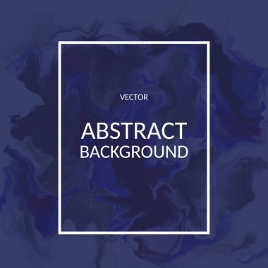 Vektör soyut mermer dokusu mavi akışkan tasarım arkaplanı