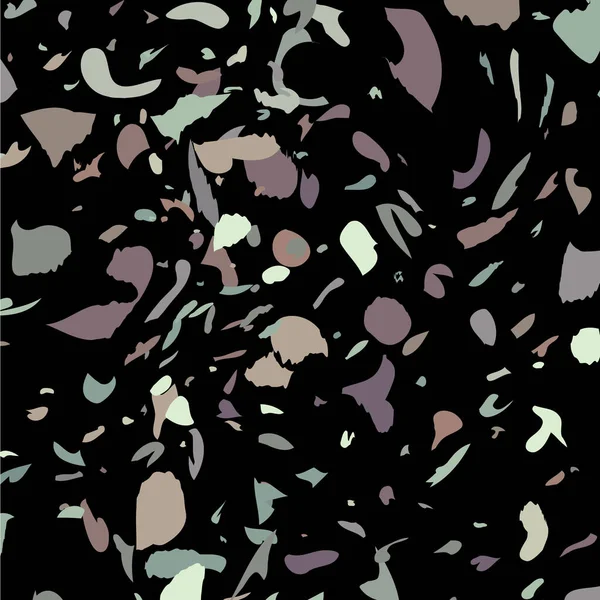 Terrazzo imitation sömlös mönster bakgrund. Abstrakt vektorstruktur — Stock vektor