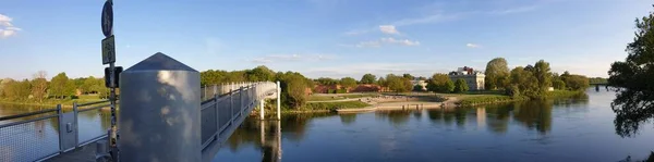 Ingolstadt Der Donau Donausteg — 스톡 사진