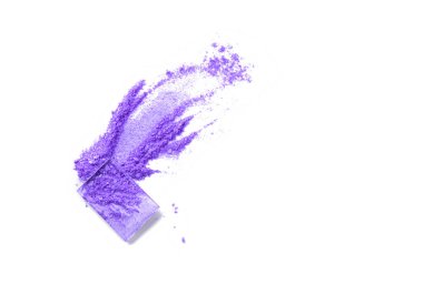 Beyaz arka plan üzerinde izole fırça ile çok renkli ezilmiş kaptırdın.