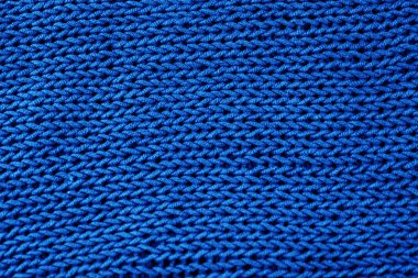 Mavi örgü desenli doku. Güzel doku geri dönüşümü .