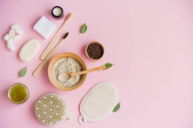 Sıfır atık, banyon için plastiksiz seçenekler. Yeniden kullanılabilir, re