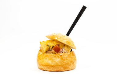 et ve sebze ile Mini kanepe