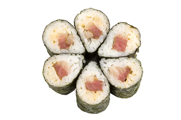 Köstliches Meeresfrüchte-Sushi — Stockfoto