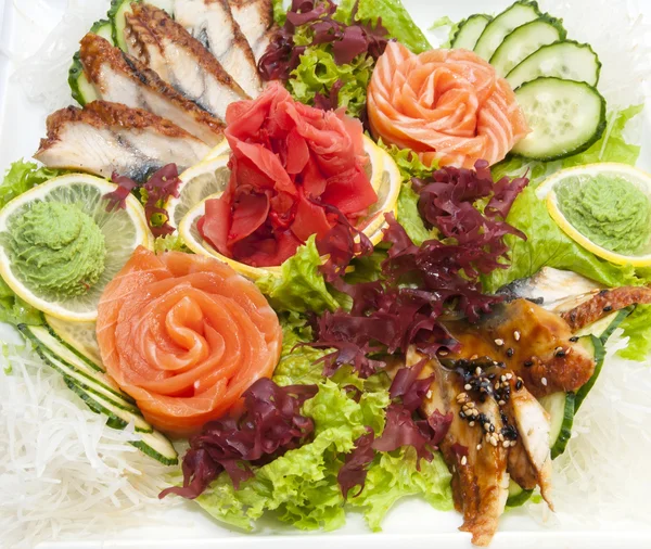Japán konyha sashimi — Stock Fotó