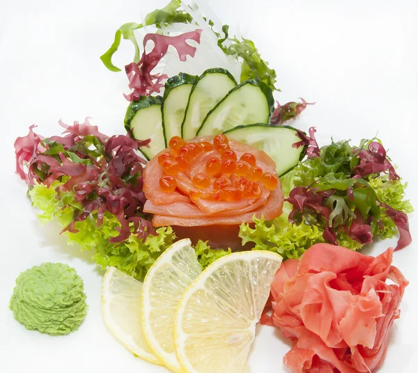 Cucina giapponese sashimi — Foto Stock