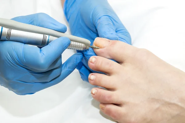 Process of pedicure — Stock Photo, Image