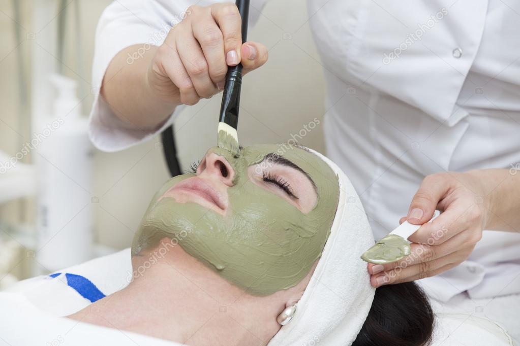 Process of massage and facials 