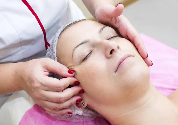 Process of massage and facials — Stock Photo, Image