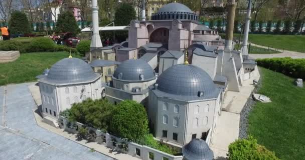 Miniaturk in Istanboel, Turkije — Stockvideo