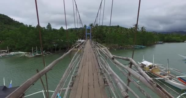 Paisaje Las Islas Zona Costera Isla Palawan Filipinas — Vídeo de stock