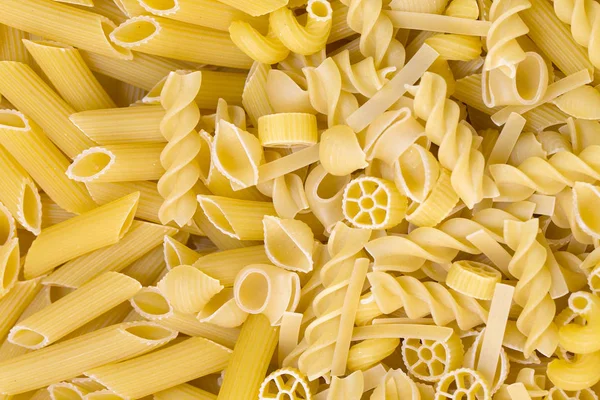 Raw pasta background — Stock Photo, Image