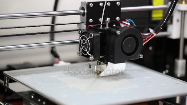 Mécanisme d'imprimante 3d conception yelement de travail — Video