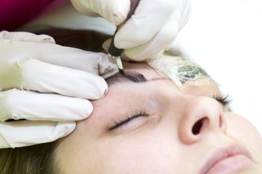 Mikrobleyding kaşlar iş akışı