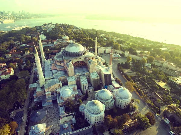 Aya Sofya havadan görünümü 