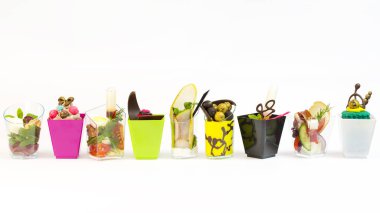 plastik bardak Mini kanepeler