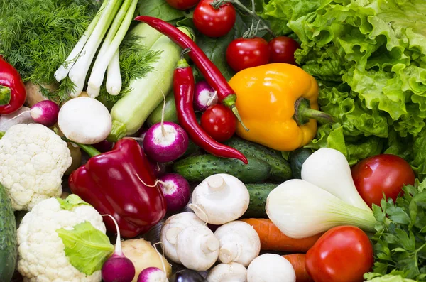 Taze sebzelerin arka planı