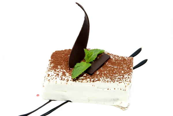 Piece of cream cake — Stock Photo, Image