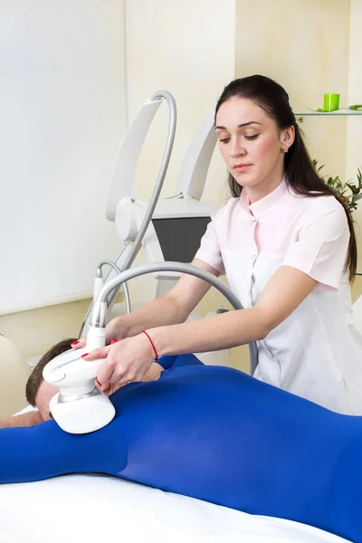 Process at the clinic lipomassage — Stock Photo, Image