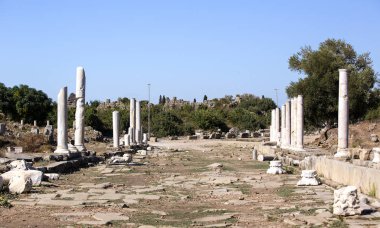Eski şehrin kalıntıları, Side