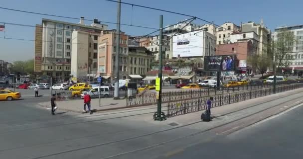 Visa gatorna i Istanbul — Stockvideo