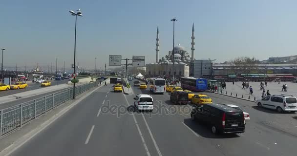 Вид на улицы Стамбула — стоковое видео