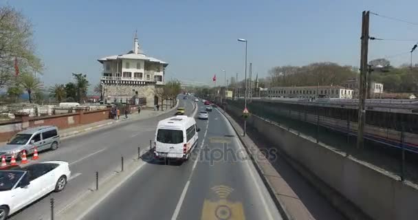 Istanbul sokaklarında görüntülemek — Stok video