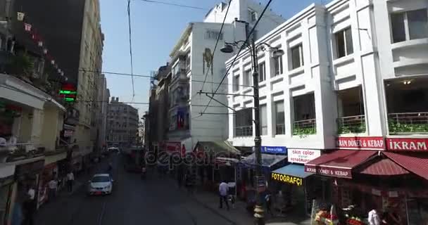 Lihat jalan-jalan Istanbul — Stok Video