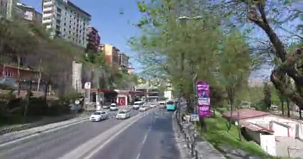 Blick auf die Straßen von Istanbul — Stockvideo
