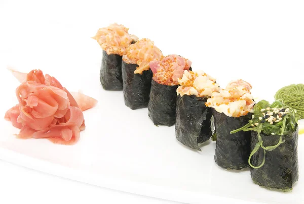 Sushi lezzetli deniz ürünleri — Stok fotoğraf