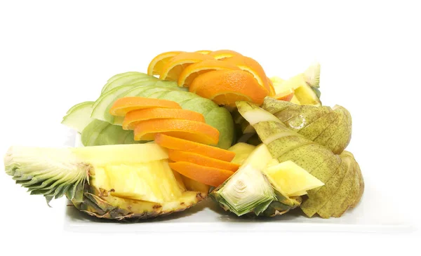 익은 과일 한 접시 — 스톡 사진