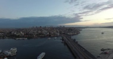 Şafak panoramik Istanbul şehir içinde