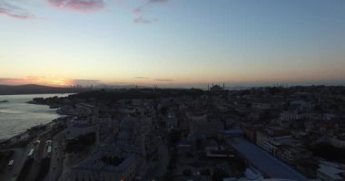 Şafak panoramik Istanbul şehir içinde