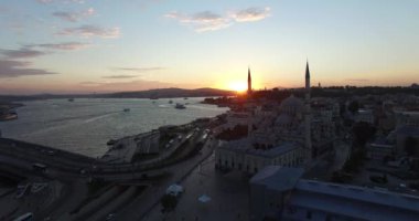 Şafak panoramik Istanbul şehir içinde