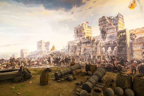Падение Константинополя в 1453 году . — стоковое фото