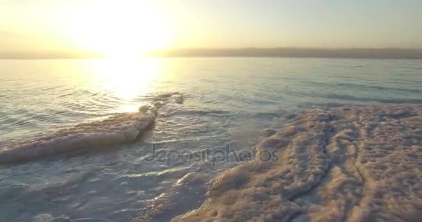 Soli z Morza Martwego depozyty kamienie — Wideo stockowe