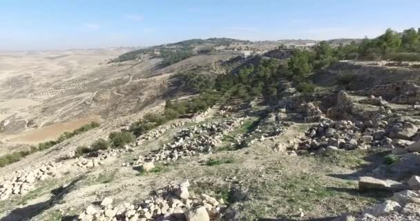 Panoramablick auf den Mount Nebo — Stockvideo