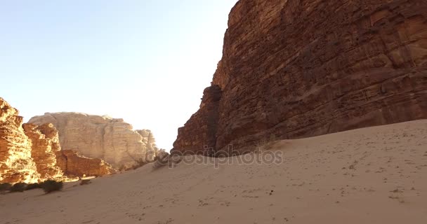 Wadi δωματίου έρημο — Αρχείο Βίντεο